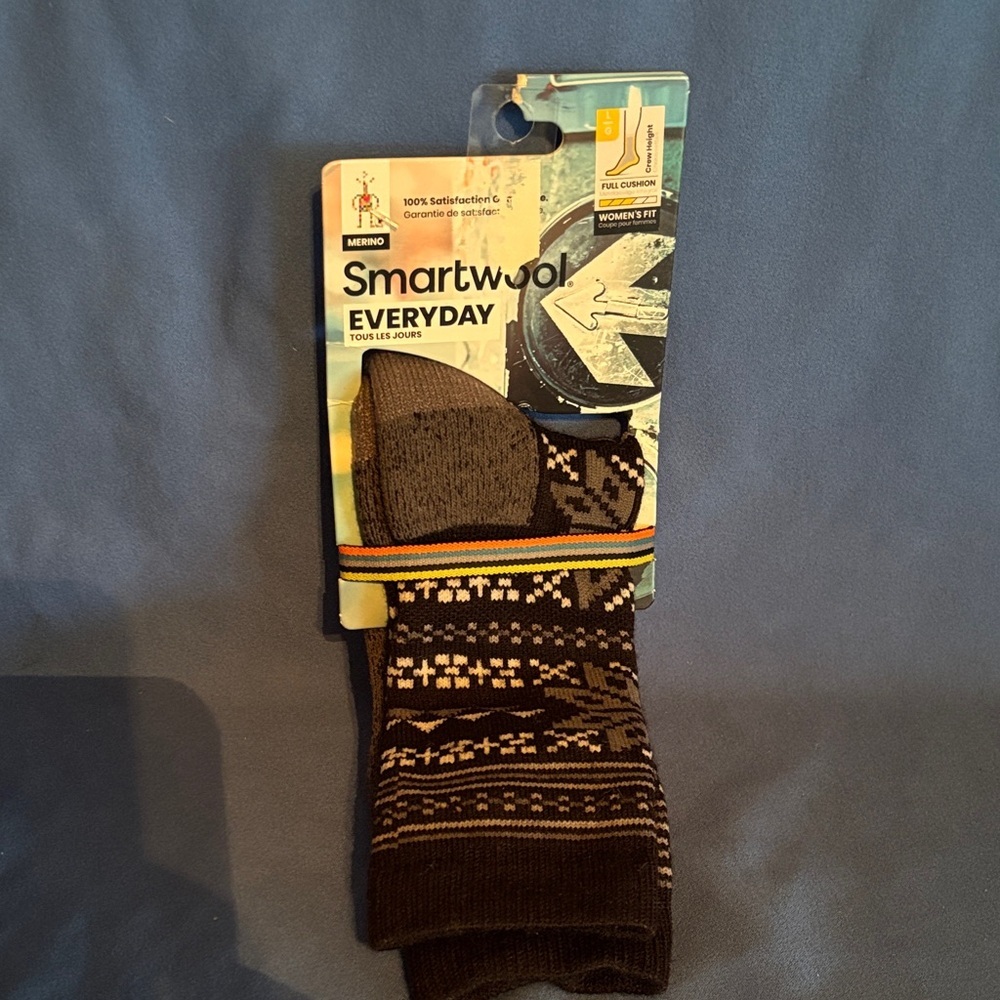 Smartwool Everyday Women’s Merino Wool Socks - Black Pattern